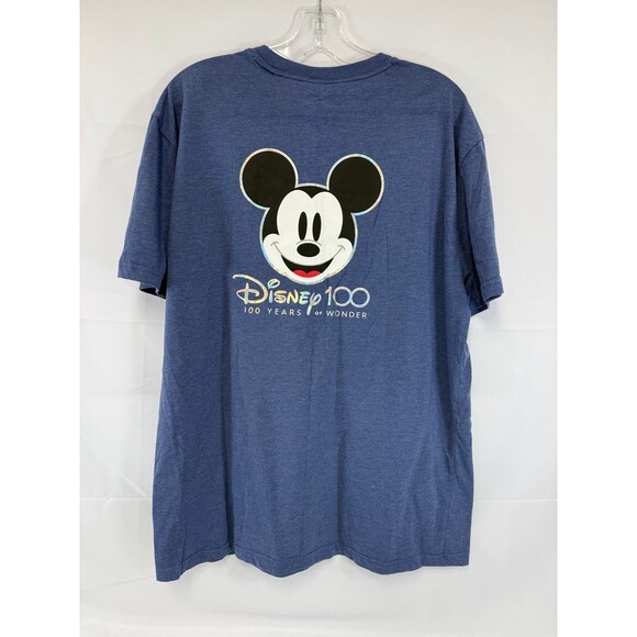 Disney’s Men’s XL 100 Years of Wonders Double Sided Graphic T Shirt Anniversary - Picture 3 of 5